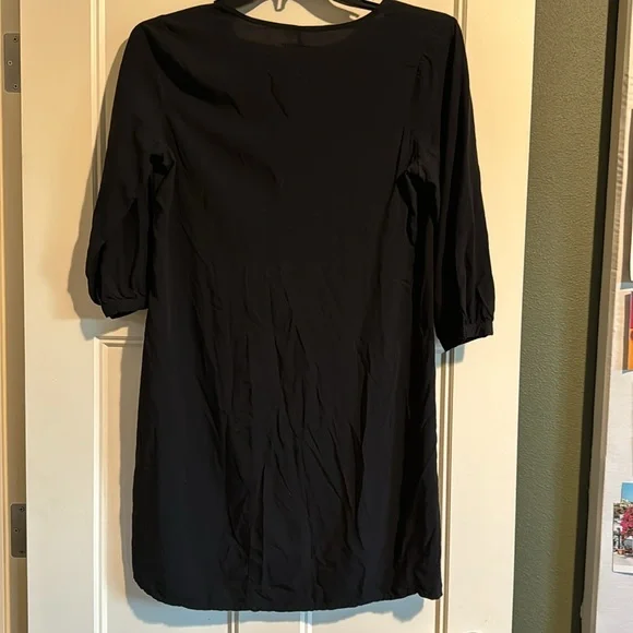 Old Navy Black V-Neck Dress Size Small - Picture 4 of 4